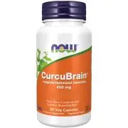 Now Foods, CurcuBrain™, 400mg, 50 Capsules végétales