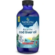 Nordic Naturals, Arctic Cod Liver Oil, 1060mg Oméga-3, fraise, 237ml