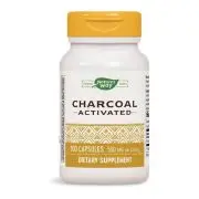 Nature's Way, Activated Charcoal, 280mg, 100 capsules - Jaune