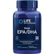 Life Extension, Mega EPA/DHA, 120 capsules molles