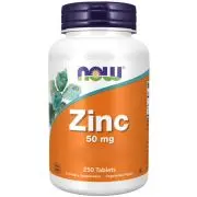 Now Foods, Gluconate de zinc, 50mg, 250 comprimés