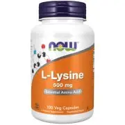 Now Foods, L-Lysine, 500mg, 100 gélules