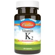 Carlson Labs, Vitamine K2 MK-4, 5mg, 60 gélules