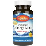 Carlson Labs, Max Omega Minis, 1000mg, 60 mini-capsules molles
