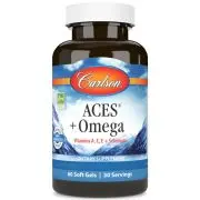 Carlson Labs, ACES + Omega, 60 capsules molles