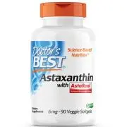 Doctor's Best, Astaxanthine avec AstaReal® 6mg, 90 capsules molles