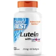Doctor's Best, lutéine avec lutémax 2020, 20mg, 60 capsules molles