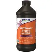 Now Foods, Lécithine liquide de tournesol, 473ml