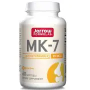 Jarrow Formulas, MK-7 Vitamin K2 as MK-7 Softgels, 90 mcg, 60 capsules molles