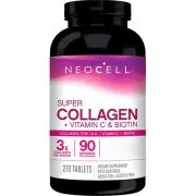 Neocell, Super Collagen + Viatmin C et biotine. 270 comprimés