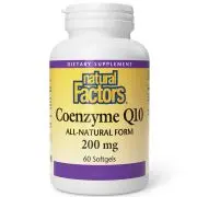 Natural Factors, coenzyme Q10, 200mg, 30 capsules molles