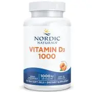 Nordic Naturals, Vitamine D3, Orange, 1000 IU, 120 capsules molles