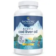 Nordic Naturals, Arctic Cod Liver Oil, 750 mg, 180 capsules molles