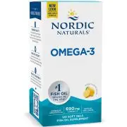 Nordic Naturals, Oméga-3, 690mg Oméga-3, citron, 120 capsules molles