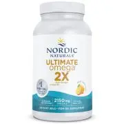 Nordic Naturals, Ultimate Omega 2X, 2150mg d'oméga-3, citron, 120 capsules molles