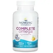 Nordic Naturals, Complete Omega, 565 mg d'oméga-3 plus 70mg GLA, citron, 120 capsules molles