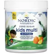 Nordic Naturals, Zero Sugar, Kids Multi Gummies, Orange-Citron, 120 gommes aux fruits