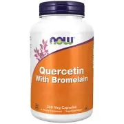 Now Foods, quercétine avec bromélaïne, 240 gélules végétaliennes