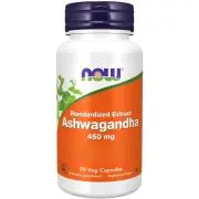 Now Foods, Ashwagandha, 450mg, 90 gélules végétales