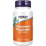 Now Foods, Picolinate de chrome, 200mcg, 100 gélules