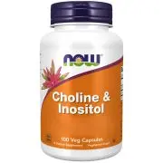 Now Foods, choline et inositol, 500mg, 100 gélules