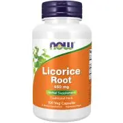 Now Foods, Licorice Root, 450mg, 100 gélules végétaliennes