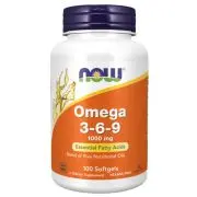 Now Foods, Omega 3-6-9, 1000mg, 100 capsules molles
