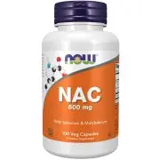Now Foods, NAC, 600mg, 100 gélules végétales