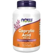 Now Foods, Caprylic Acid, 600mg, 100 capsules molles