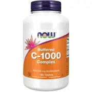 Now Foods, Buffered C-1000 Complex, 180 comprimés