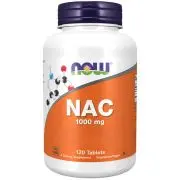 Now Foods, NAC (N-Acetyl Cysteine), 1000mg, 120 Comprimés