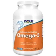 Now Foods, Omega-3, Molecularly Distilled, 500 capsules molles
