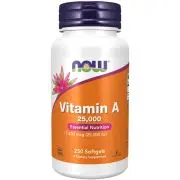 Now Foods, Vitamine A Depot, 25.000 UI, 250 capsules molles