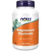Now Foods, Glycinate de magnésium, 180 comprimés