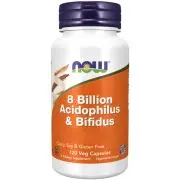 Now Foods, 8 milliards d'acidophilus & bifidus,120 gélules