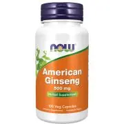 Now Foods, ginseng américain, 500mg, 100 gélules