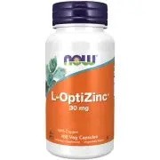 Now Foods, L-OptiZinc avec cuivre, 30mg, 100 gélules