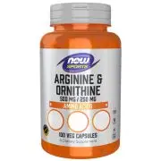 Now Foods, Arginine/Ornithine, 100 gélules