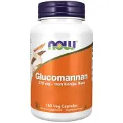 Now Foods, Glucomannan, 575mg, 180 gélules végétales
