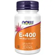 Now Foods, Vitamine E-400IU with mixed Tocopherols, 50 capsules molles
