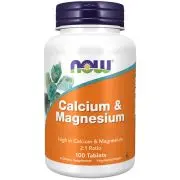 Now Foods, Calcium &amp; Magnésium 2:1 Ratio, 100 comprimés