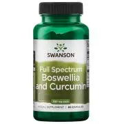 Swanson, Full Spectrum Boswellia and Curcumin, 60 gélules
