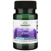 Swanson, Zinc chélaté, 30mg, 90 gélules