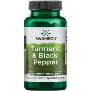 Swanson, Turmeric & Black Pepper, 60 gélules