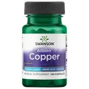 Swanson, Albion Copper, 2mg, 60 gélules