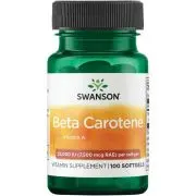 Swanson, Beta Carotene 25,000IU (7,500mcg), 100 capsules molles