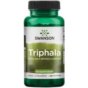Swanson, Triphala avec Amla, Behada &amp; Harada, 500mg, 100 gélules
