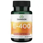 Swanson, E-400, 400IU, 60 capsules molles