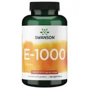 Swanson, E-1000, 1000IU, 100 gélules