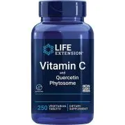 Life Extension, Vitamine C et Quercétine Phytosome 1000mg, 250 Comprimés Végétaux